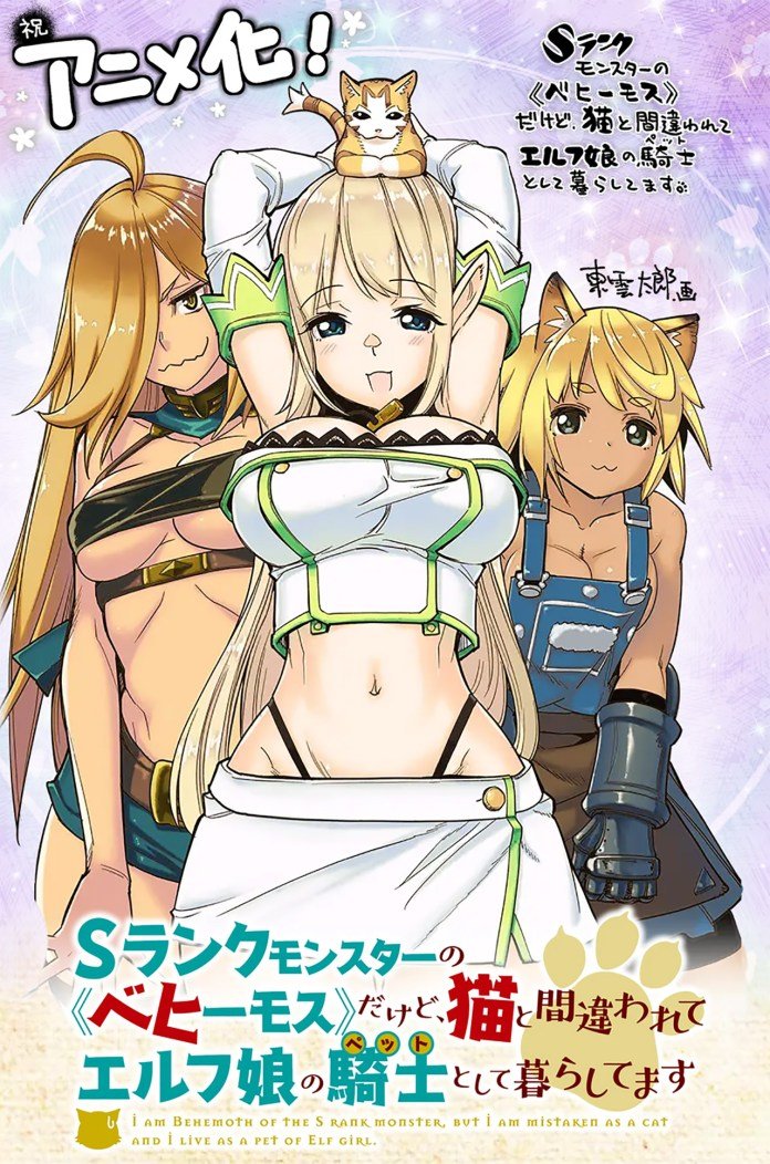I'm a Behemoth, an S-Ranked Monster, but Mistaken for a Cat, I Live as an Elf Girl's Pet anime visual celebration