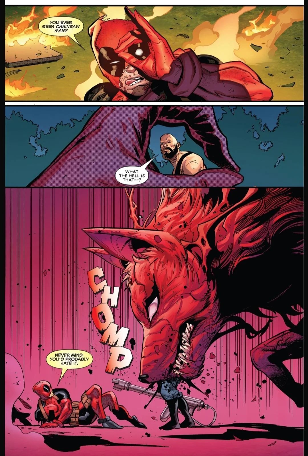Deadpool uses Chainsaw Man's Kon in new Comic 1