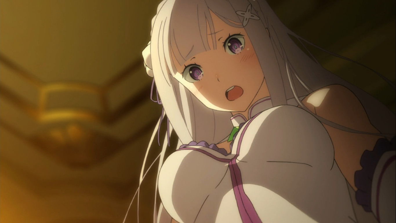 Emilia's breasts got bigger