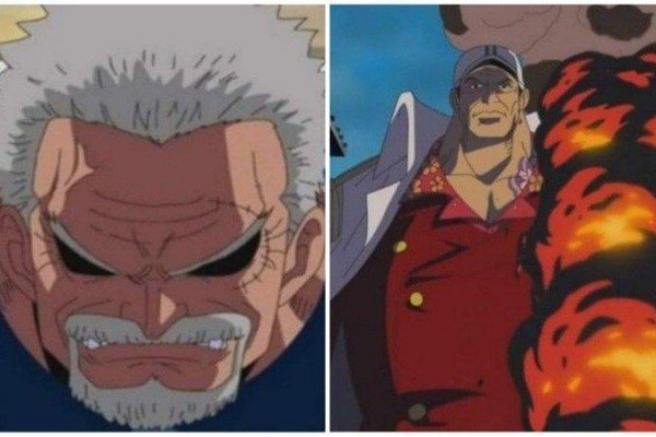 Kalau Garp Melawan Akainu di Marineford, Siapa yang Menang?